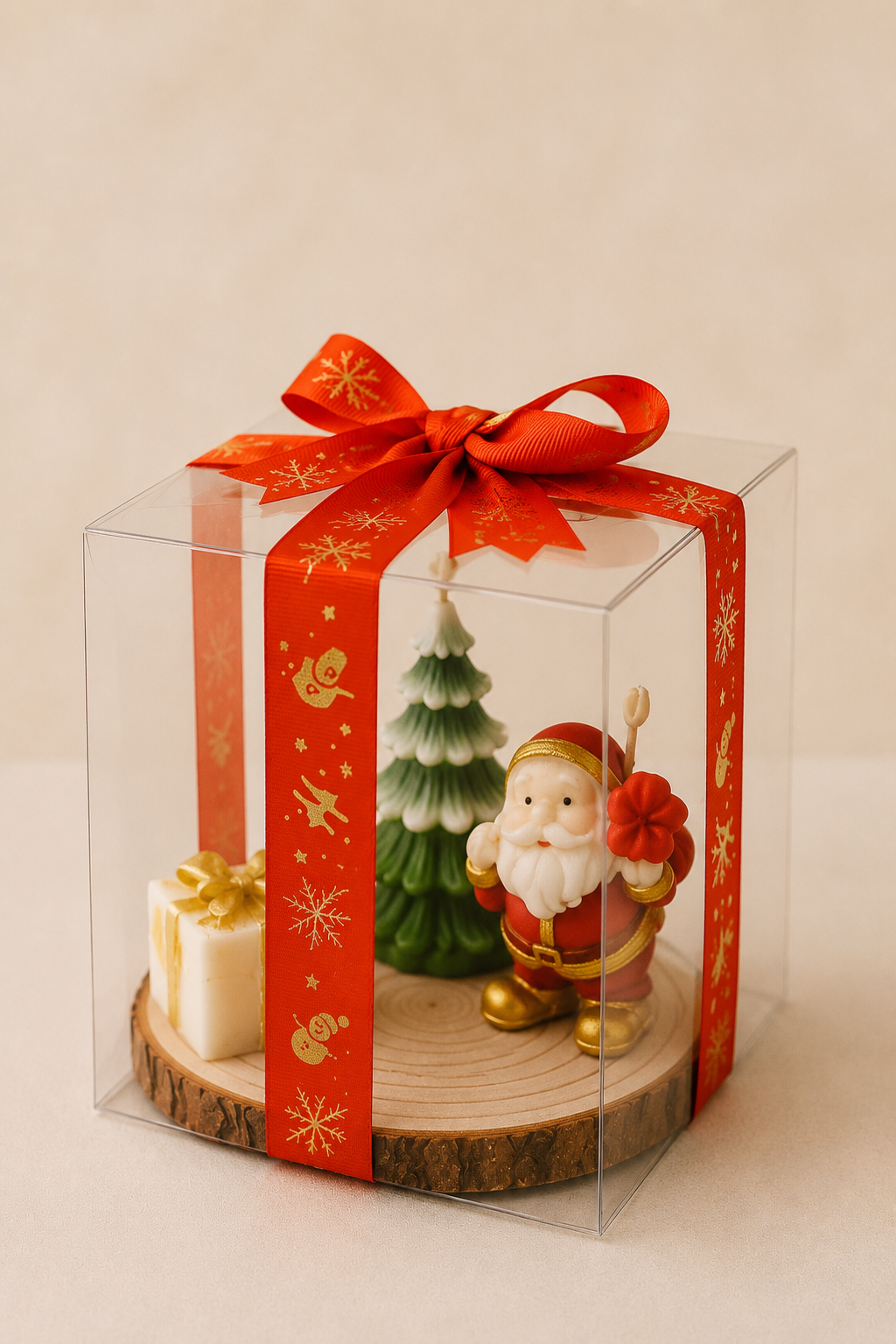 Noche Buena-Decorative Candle Set of 3 ( Christmas Villa)