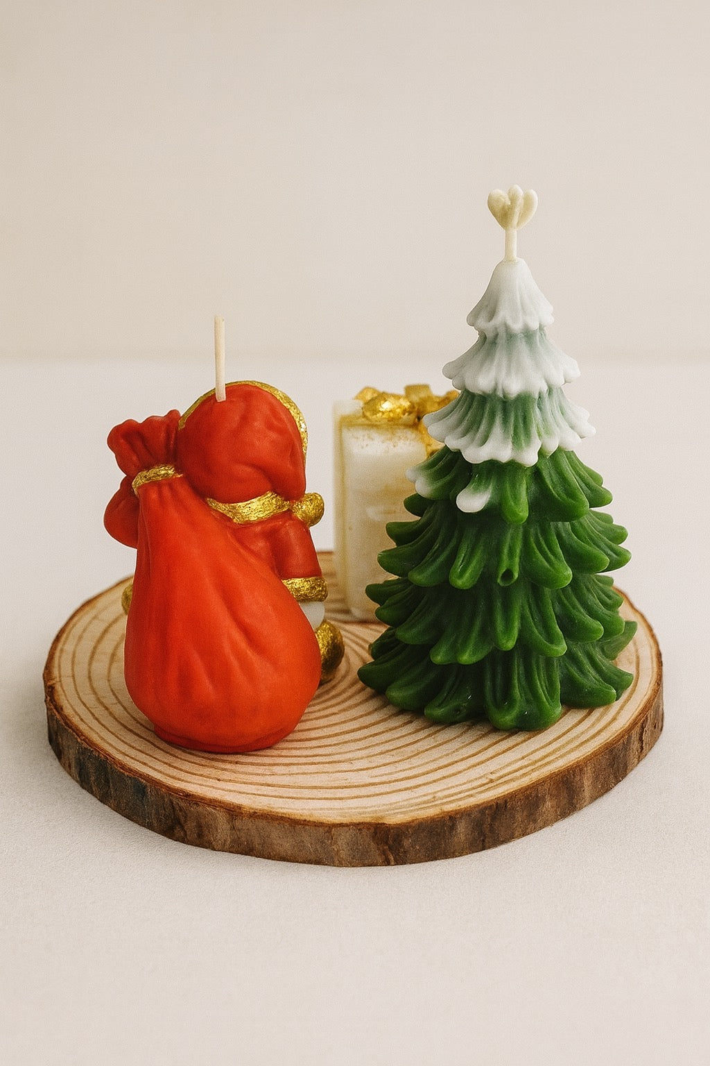 Noche Buena-Decorative Candle Set of 3 ( Christmas Villa)